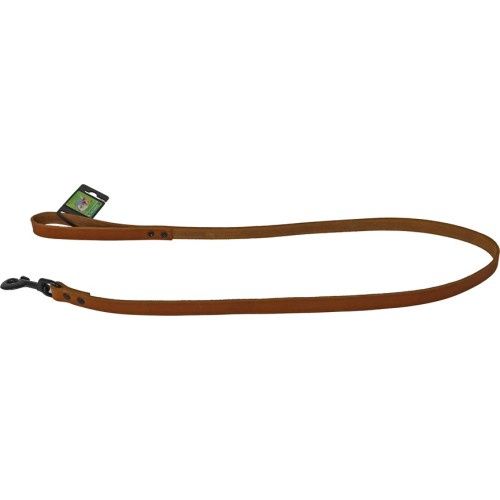 lijn soft leder cognac, Afmeting: 18mm/130cm
