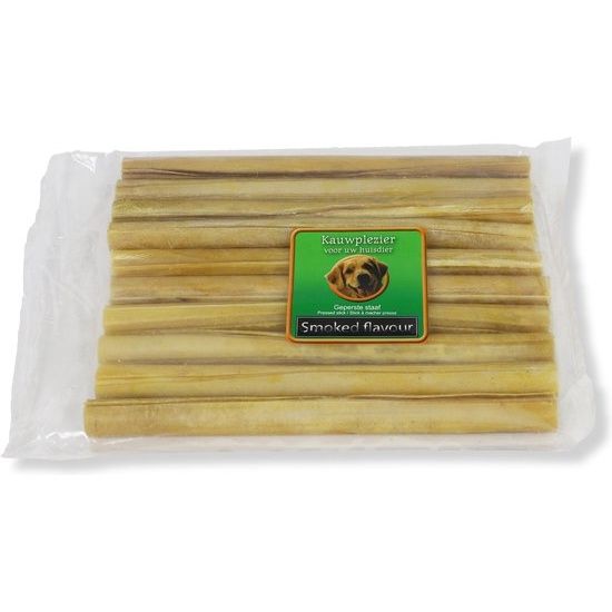 kauwstaaf gerookt 20 mm 25 cm zak a 10 stuks