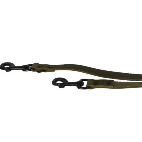 dresseerlijn soft leder groen