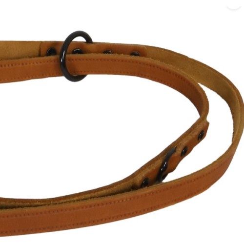 Dresseerlijn soft leder cognac