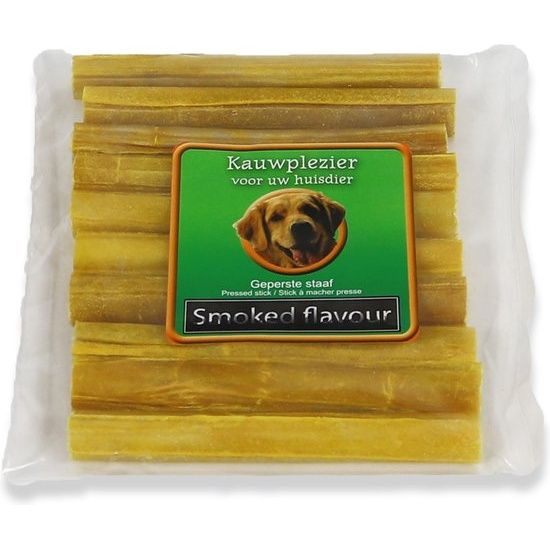 kauwstaaf gerookt 15 mm 12 cm zak a 10 stuks