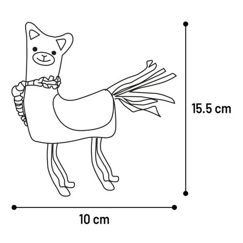 Speelgoed Robla Alpaca Meerkleurig