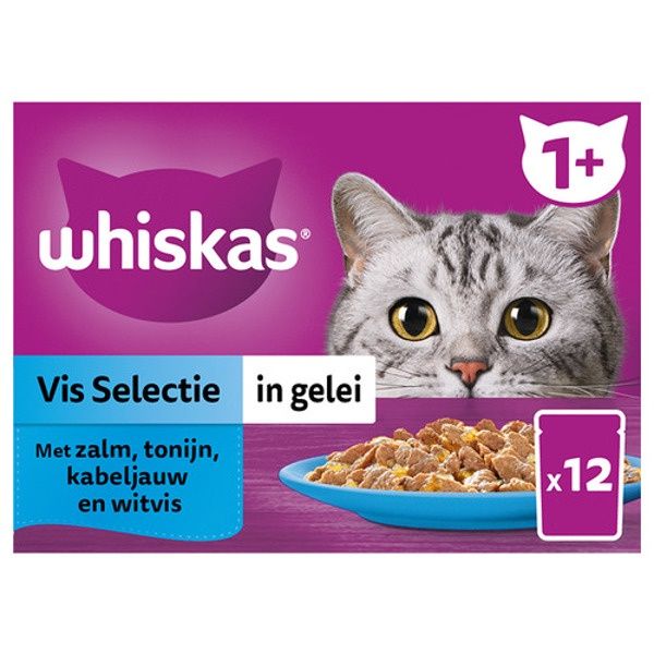 In Gelei Maaltijdzakjes Multipack 12x85 g Vis