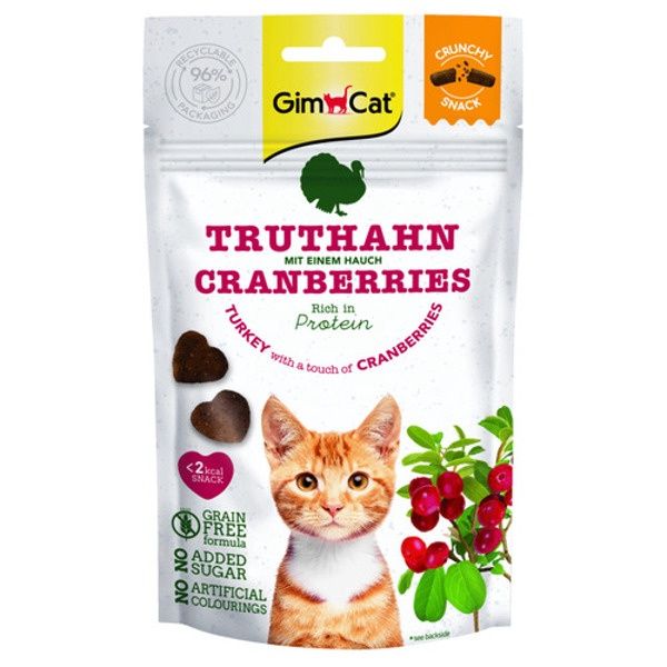 Crunchy Snack 50 g Kalkoen|Cranberry