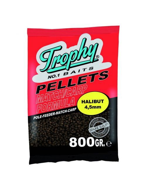 Trophy Baits Halibut Pellets - Aas - 4.5 mm 800 g