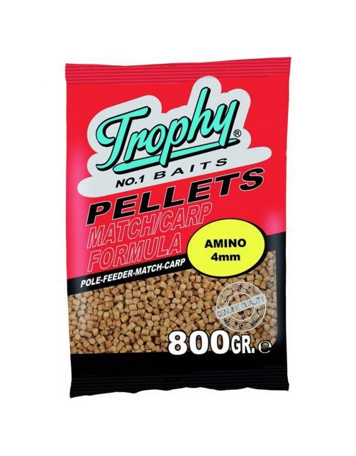 Trophy Baits Amino Pellets - Aas - 4 mm 800 g