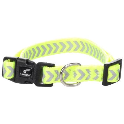 Fergu fluo geel, halsband,harnas, looplijn, trainingslijn