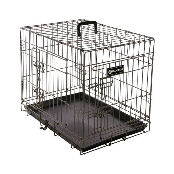 Draadkooi Ebo Taupe, Afmeting: M | A:77cm B:47cm C:55cm