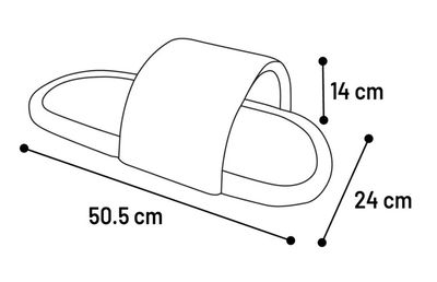 Krabplank Cleo Slipper Grijs