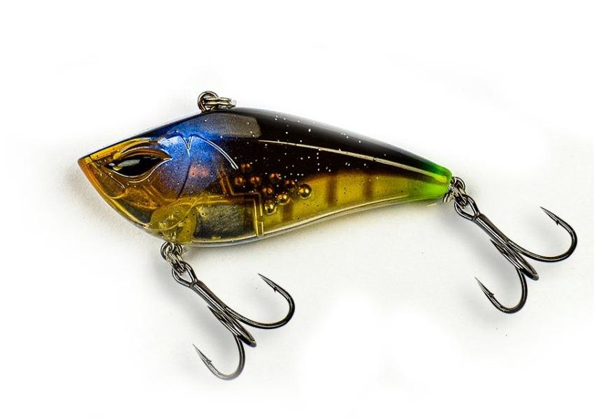 Big Evil Spy Vib Lure 7cm. 17,5gr. Sinking, Colour: Blue Brown Ghost