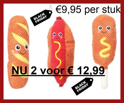 Black Friday deal Fofa Baguette &amp; Hotdog &amp; Kippenbout Oranje