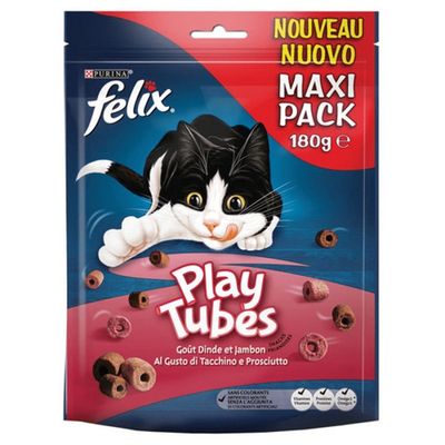 Play tubes 180 g Kalkoen|Ham