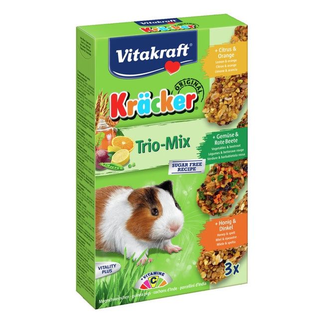 Cavia kracker 3in1 ho/gr/ci 3 stuks