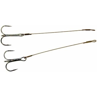 Albatros staaldraad + dreg hook mt 2 - 13.5 Kg - 40 cm 2st