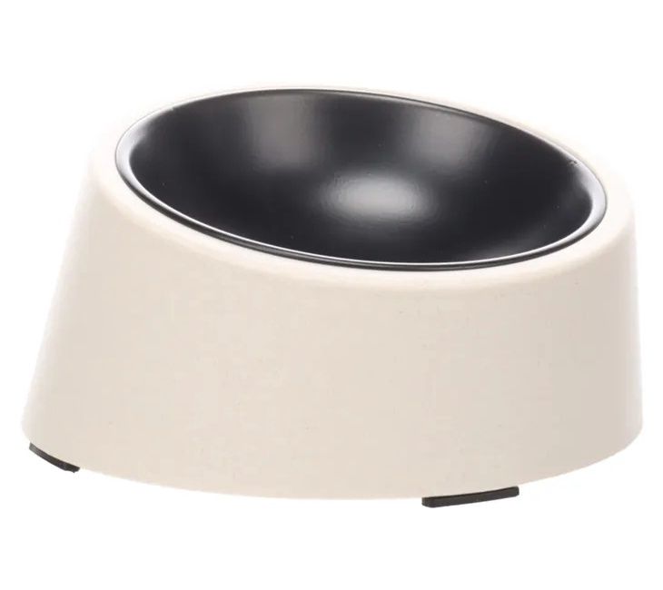 Eet- en drinkpot Kana Beige &amp; Zwart