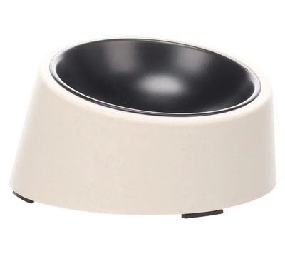 Eet- en drinkpot Kana Beige &amp; Zwart