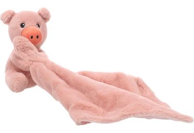 Speelgoed Zapu Knuffeldoek &amp; Varken Roze