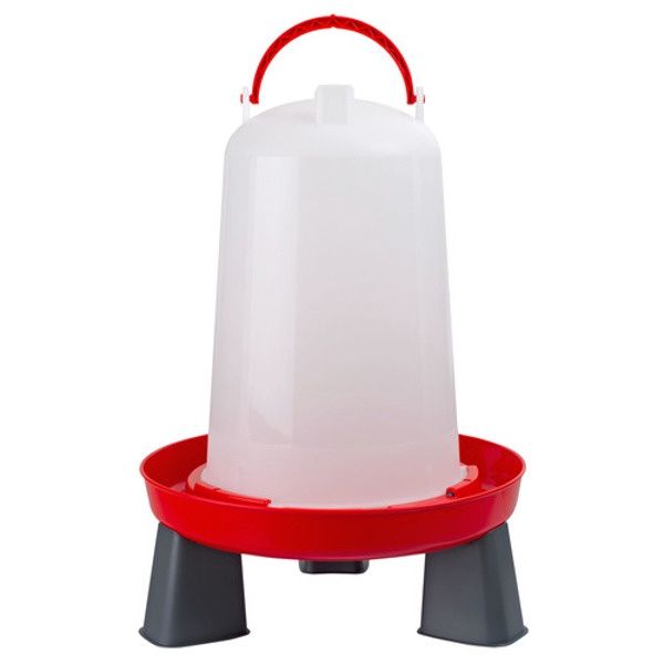 Drinkbak met pootjes 6 l Rood