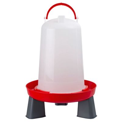 Drinkbak met pootjes 6 l Rood