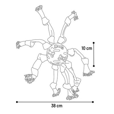 Joanie Bal Octopus Paars
