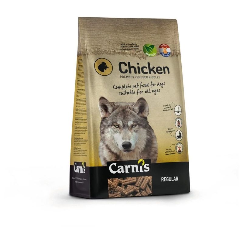 Carnis Droogvoeding Geperst Chicken Regular Kip 12.5 kg