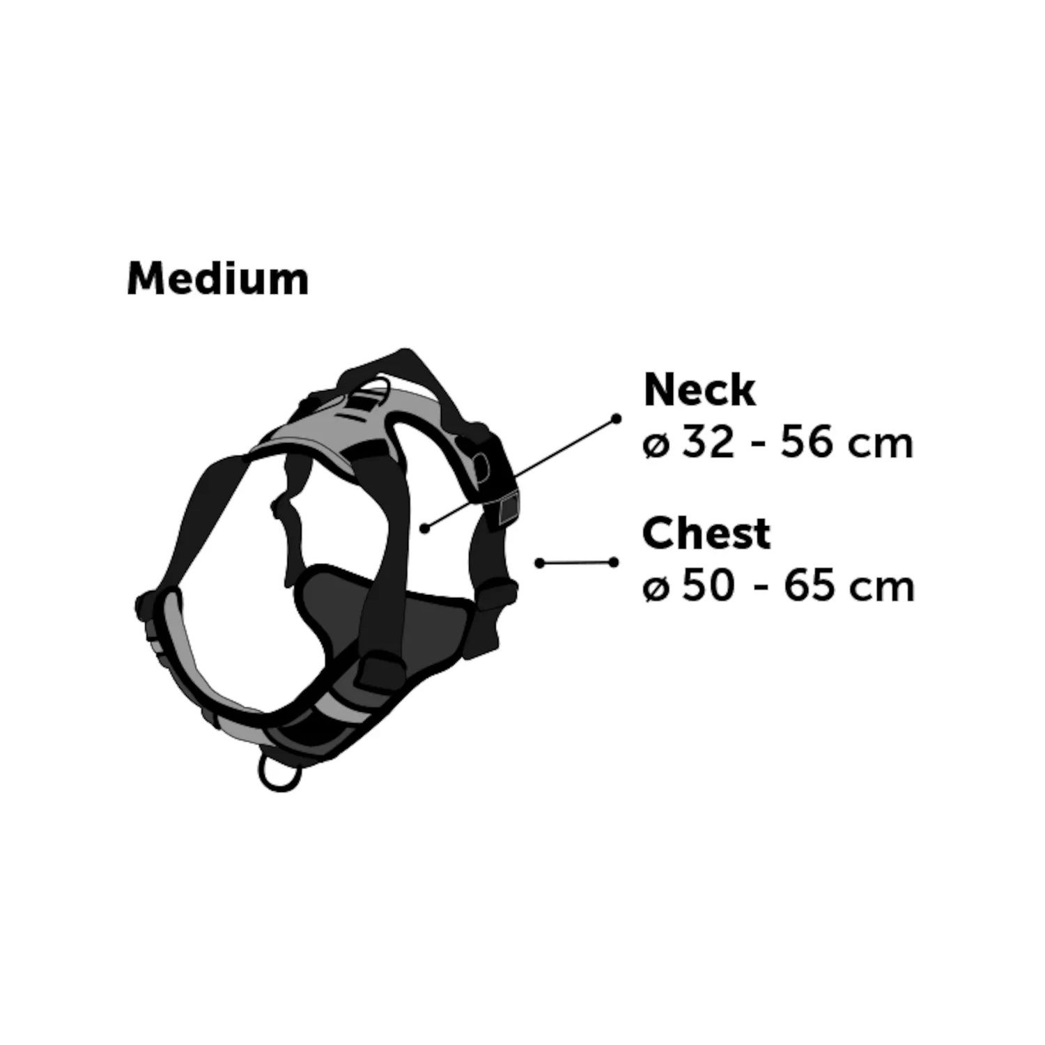 Harnas Balou Jungle, Afmeting: M 50-65 cm x 2.5 cm