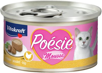 Poesie mousse blikje 85 g
