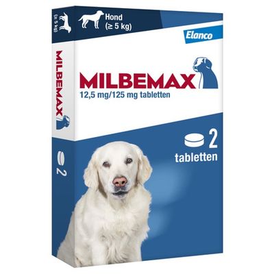 Milbemax Hond - Anti wormenmiddel - 2 tab 10-50kg