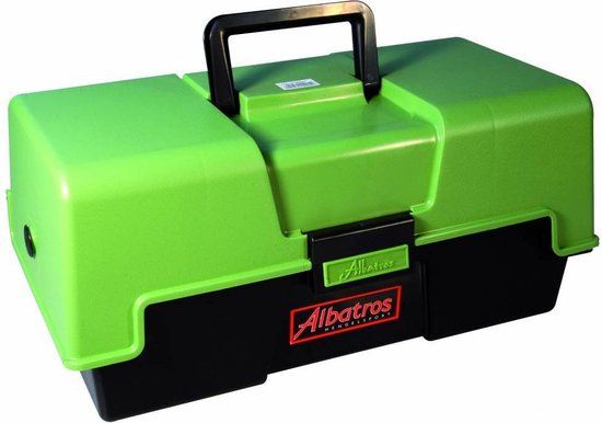 Albatros Viskoffer - Met 3 Laden - 43 x 21 x 20 cm - Groen