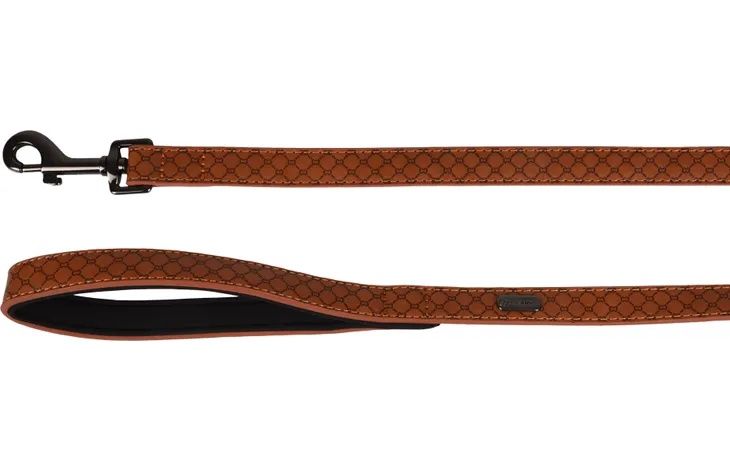 Looplijn met neopreen Patti, Afmeting: Bruin 130cm / 15mm