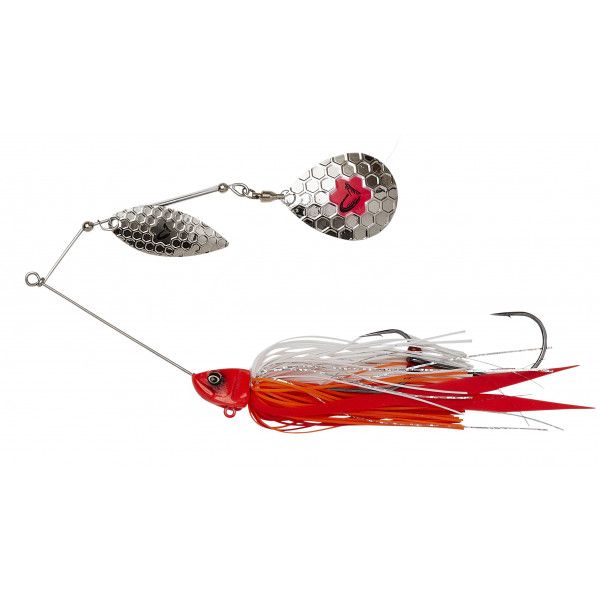 Savage Gear Da'Bush Spinnerbait Sinking Red Head Silver 14cm (21g)