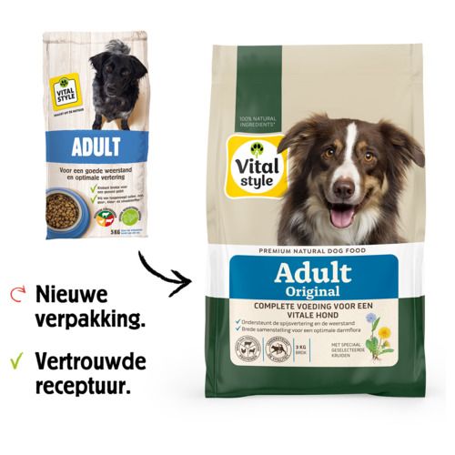 Vitalstyle Hondenvoer Adult 12 kg