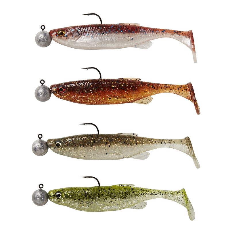 Savage gear fat minnow t-tail  RTF 7.5cm 5gr sinking clearwater mix