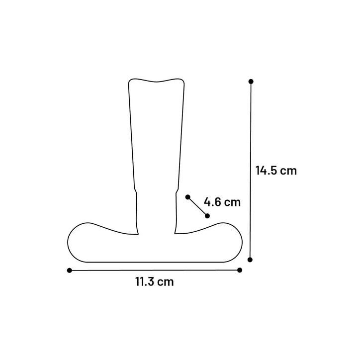 Nyl'o Bamboo T-Bone Bruin, Afmeting: M