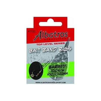 Albatros Bait band rigs, Afmeting: haak 12/0.20mm 10cm