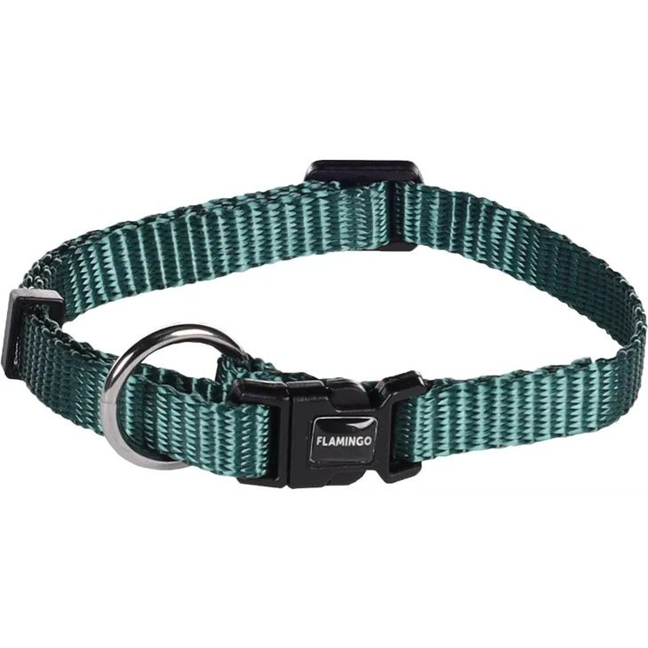 Halsband Ziggi, Afmeting: XS 20-35CM x 10MM, Colour: Donkergroen