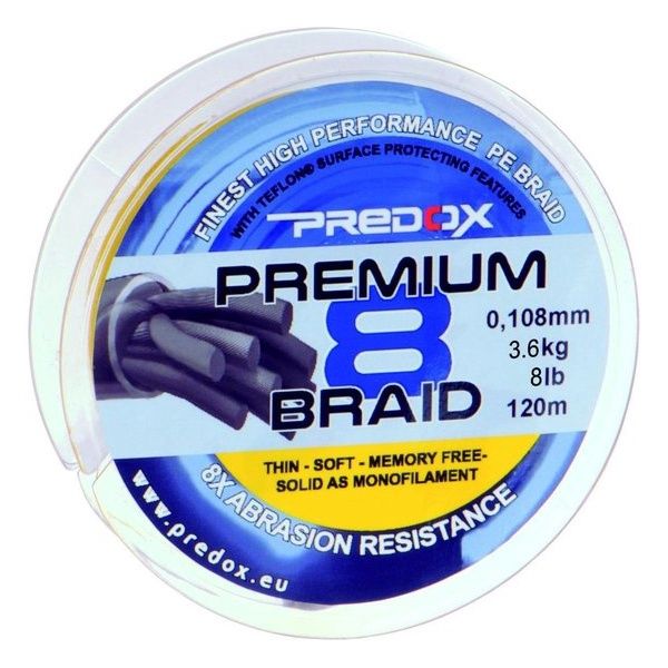 Predox Fusion Premium 8 Braid, Size: Diameter 0.153mm - Lengte 120m - Trekkracht 6.50 k