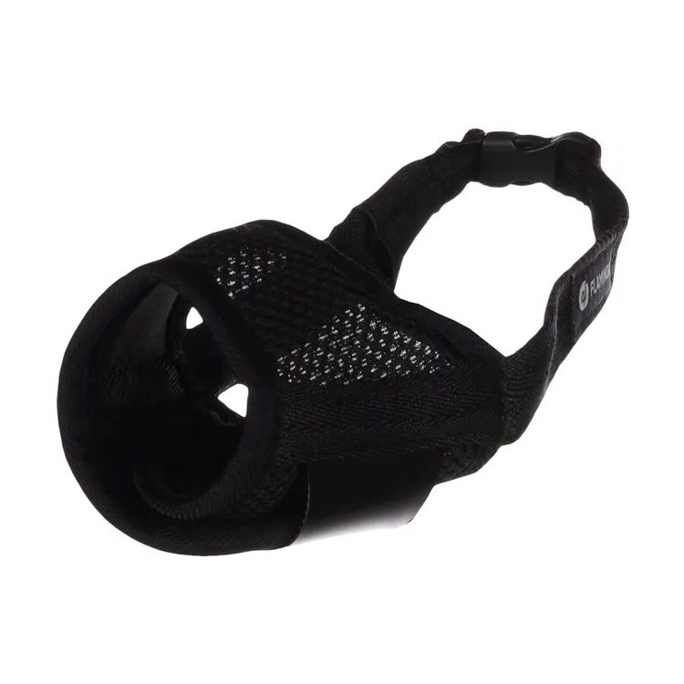 Muilband Rolo Zwart, Maat: S | A:15-18cm B:7cm C:35-59cm