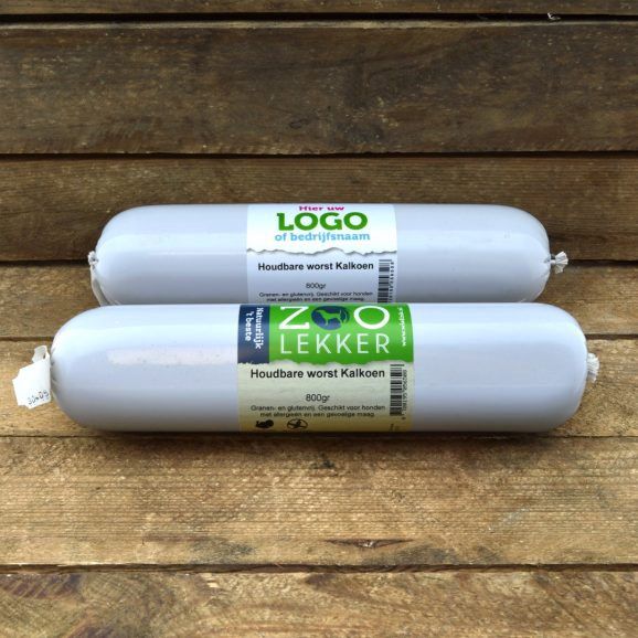 Houdbare worst Kalkoen 800gr, Gewicht: 800gr