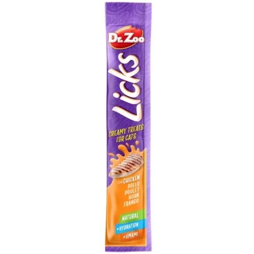 Licks Liquid Snack for Cats, Smaak: Chicken