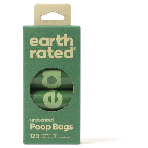 Earth Rated Poepzakjes, Hoeveelheid: Naturel 8 x rol