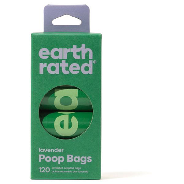 Earth Rated Poepzakjes, Hoeveelheid: Lavendel 8 x rol