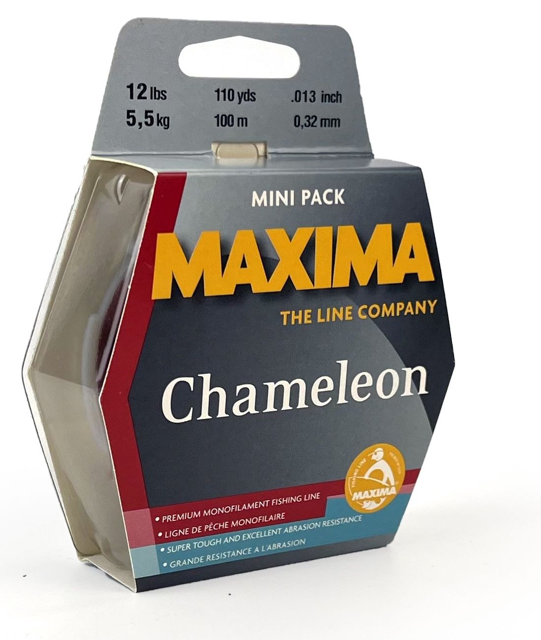 Maxima Chameleon Minipakket - 100m 12lb, Afmeting: 100m 12lb