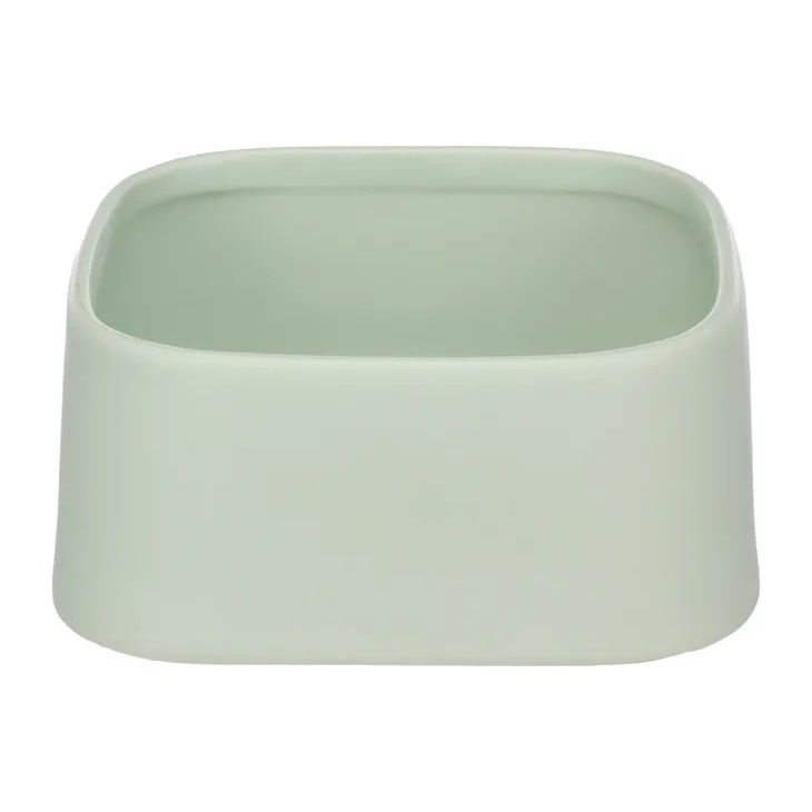 Eet- en drinkpot Zara Vierkant, Colour: Groen