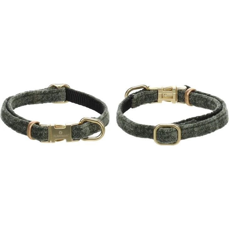 Halsband Saba Groen, Afmeting: XS | 20-35cm x 10mm x 3mm