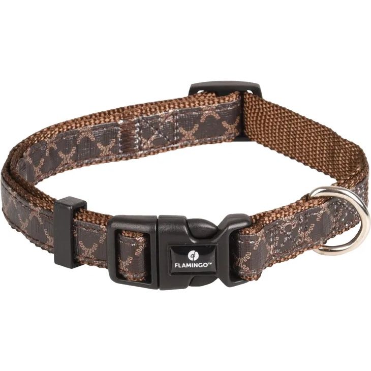 Halsband Odin Bruin, Afmeting: S | 30-45cm x 15mm x 3mm