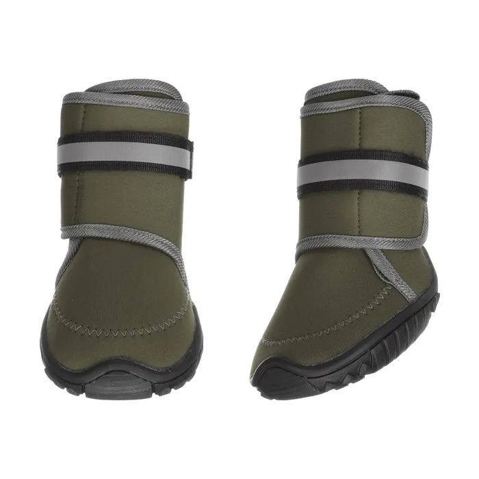 Honden Schoen Kajan 2 st Groen, Afmeting: XXS | A:5,8cm B:4,6cm C:9cm D:4,5cm