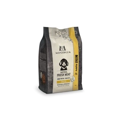 Monopets Fresh Meat mini 2kg, Smaak: Pup eend