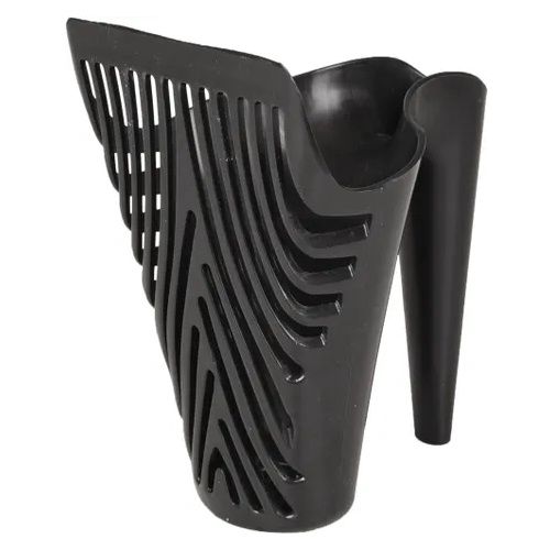 Kattenbakschep 2 Cup Zwart