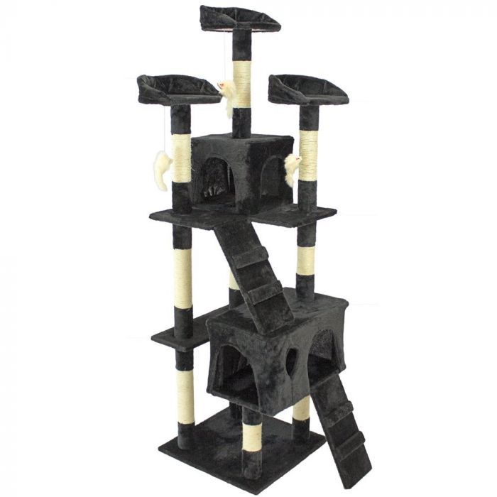 Krabpaal KIM Grijs, Colour: Zwart